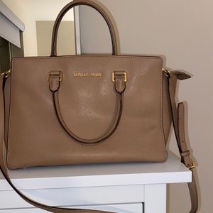 Beige MK handbag